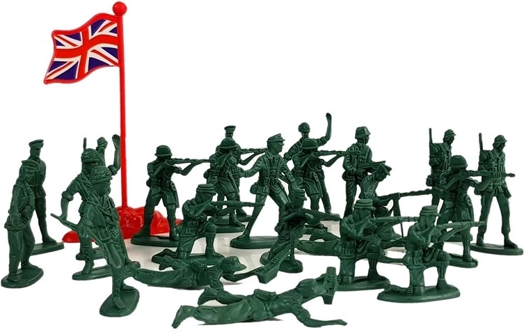 Verschillende teams en realistische accessoires