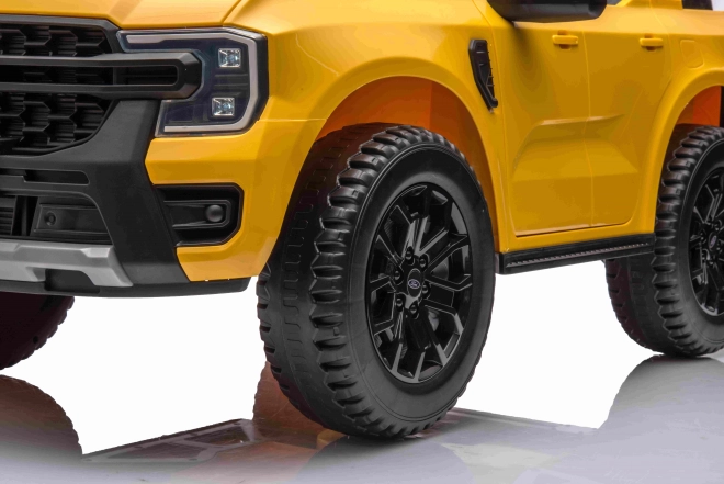 Kinder elektrische auto Ford Ranger Lift Geel