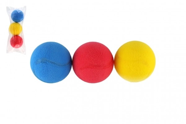 Schuim gekleurde balletjes voor soft tennis - 3 stuks