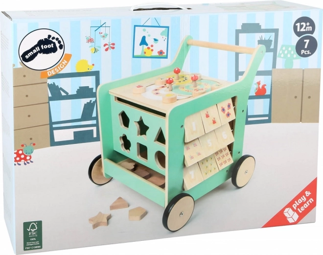 Motorisch loopstoeltje met blok Small Foot