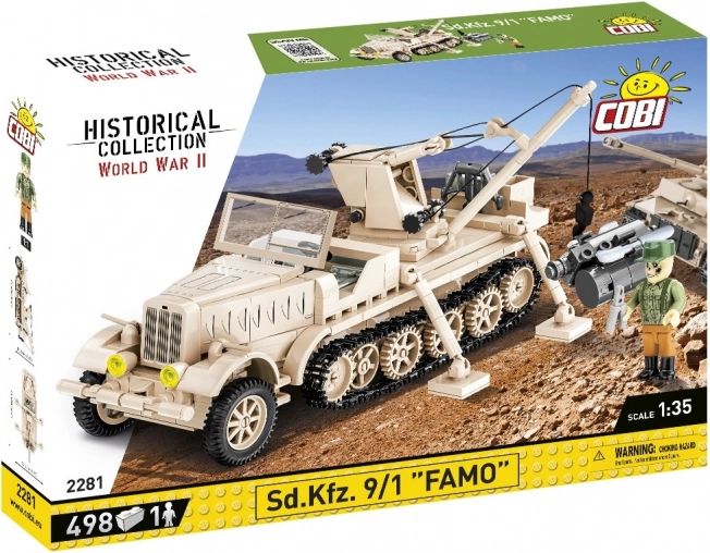 Bouwset Sd.Kfz. 9/1 Famo – zware halftracktrekker 1:35