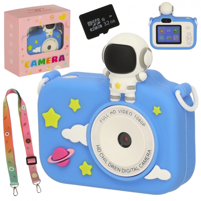 Digitale camera voor kinderen blauw