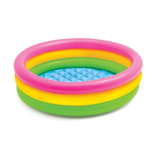 Opblaasbare bodem zwembad geest 86x25cm 3 kamers in doos