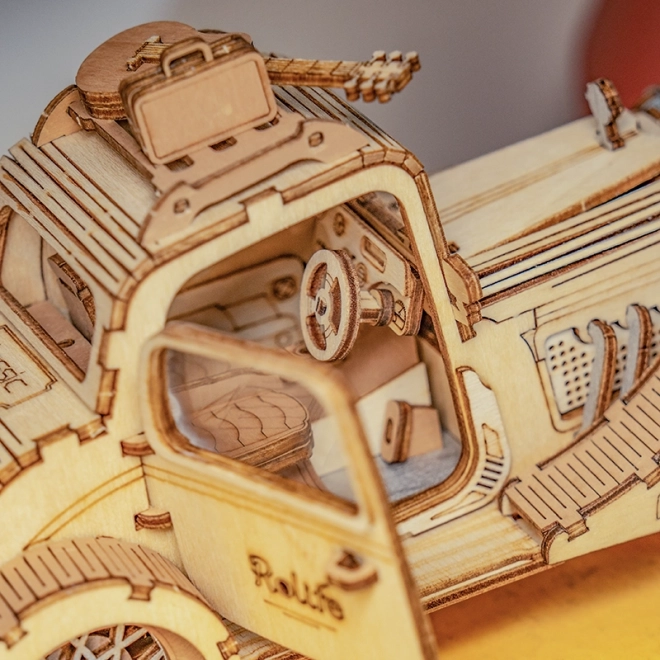 Vintage Auto - moderne 3D houten puzzel