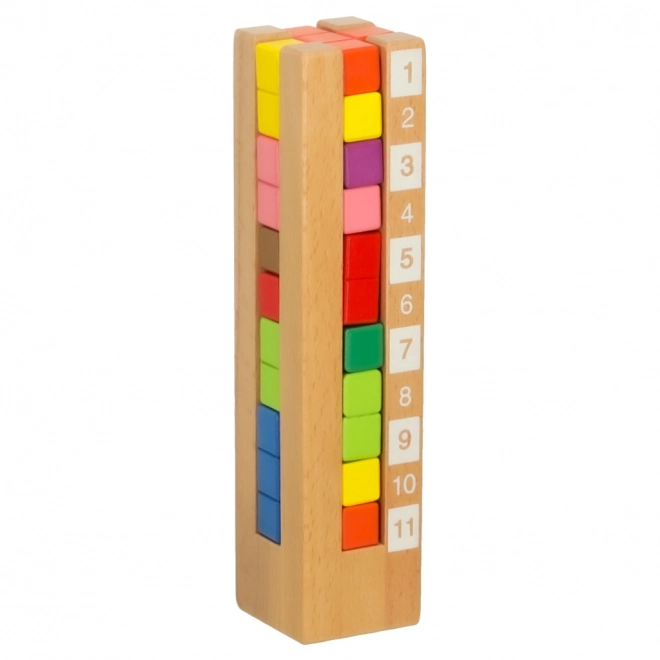 Gekleurde houten educatieve blokken Montessori