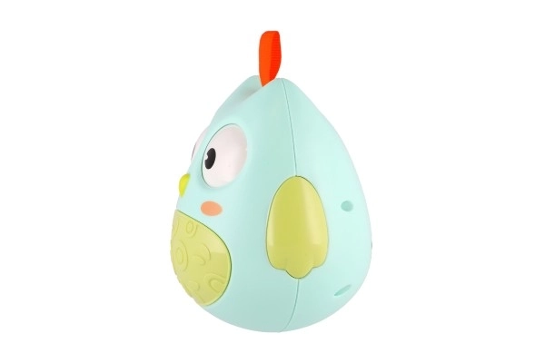 Roly Poly uil plastic 11cm met geluid in doosje 14x16x12cm 6m+