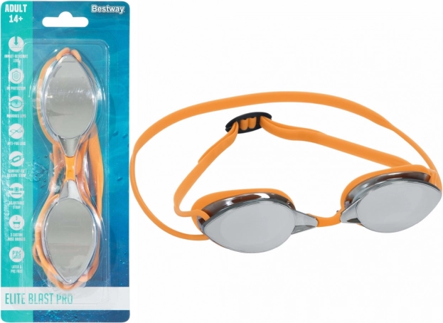 Bestway Resurge zwembril met spiegelende lenzen – Oranje