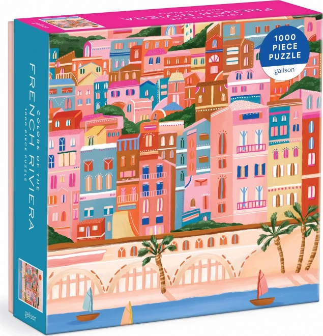 Puzzel Kleuren van de Franse Riviera 1000 stukjes