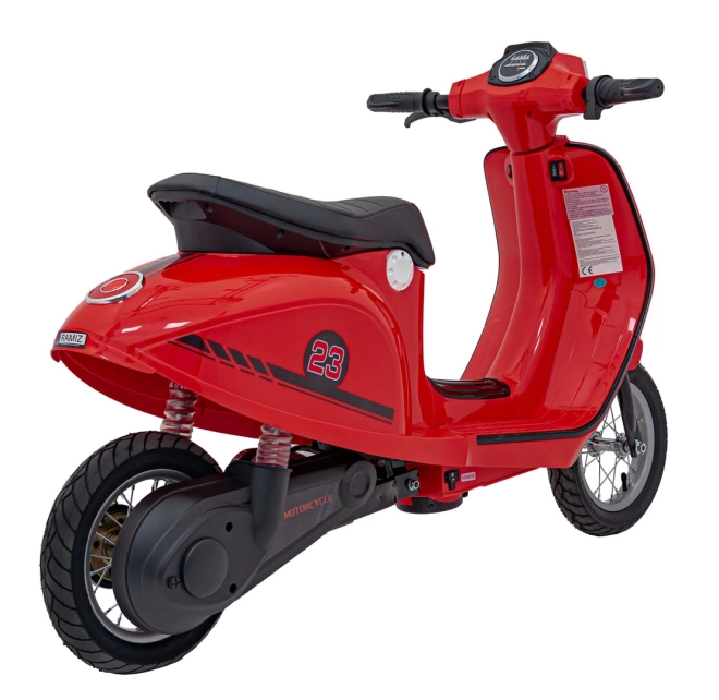 Elektrische kinderscooter Retro Rood 23