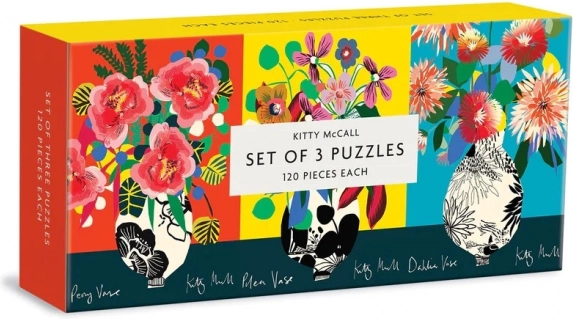 Galison Puzzelset Kitty McCall 120 stukjes 3-in-1