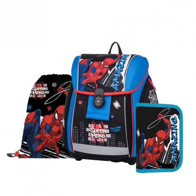 Schoolset PREMIUM LIGHT met Spiderman-motief