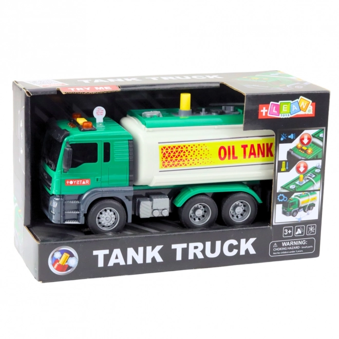 Groene waterwagen met licht en geluiden 1:14
