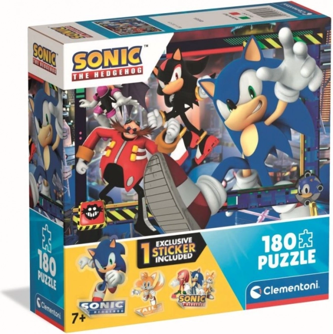 Puzzel Sonic de Egel in actie 180 stukjes