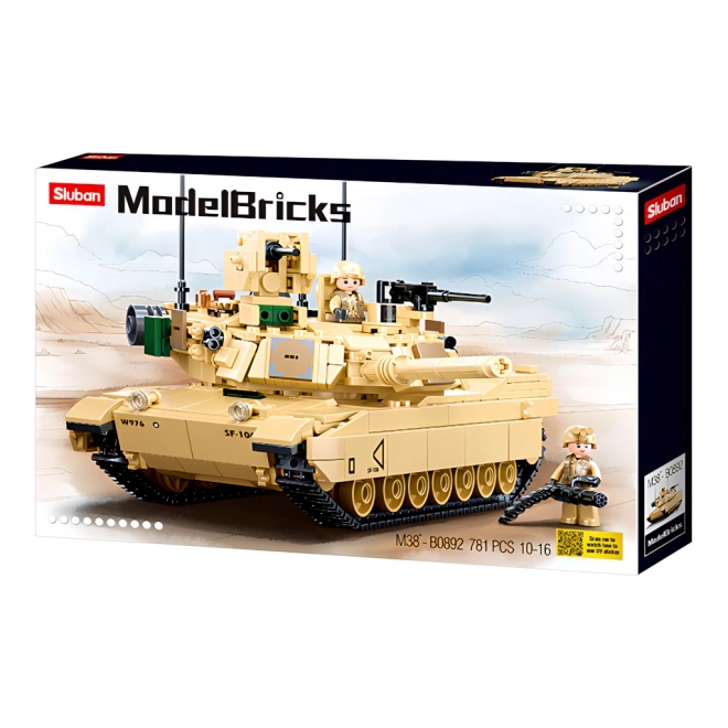 Sluban Modelstenen M38-B0892 Gevechtstank M1A2 Abrams
