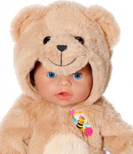 Capuchon met beertje en schattige details