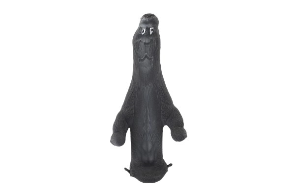 Gorilla anti-stress speelgoed gevuld met zand 400 g siliconen 12 cm 4 kleuren 8 stuks in doos