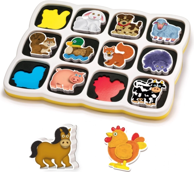 Quercetti Magnetische Inlegpuzzel Boerderij
