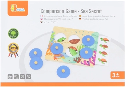 VIGA vergelijkingsspel vind de verschillen – zeedieren