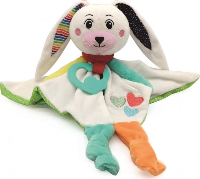 Pluche knuffeldoekje Zoete Konijntje BABY CLEMENTONI