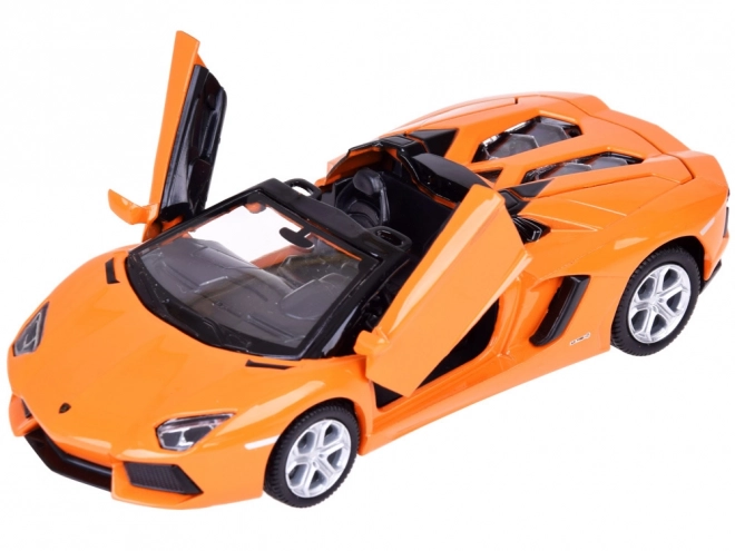 Metaal modelauto Lamborghini Aventador Roadster 1:32 interactief