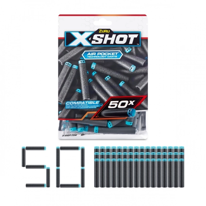 Set van 50 X-Shot Excel pijlen