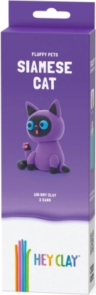 Klei- en boetseermassa Hey Clay figuurtje Siamese kat