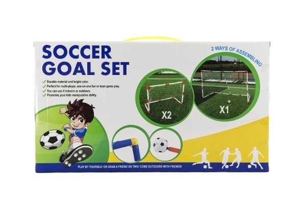 Kinder voetbaldoel 2-in-1 met bal