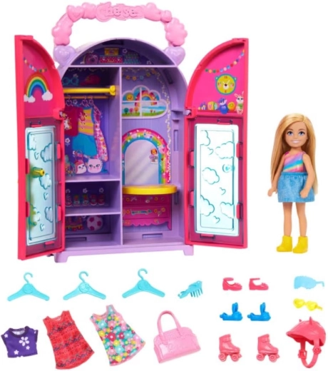 Drie speelzones in één kledingkast