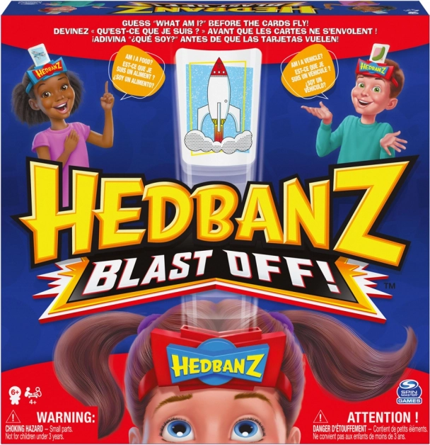Hedbanz Blast Off! – wegschietende kaarten