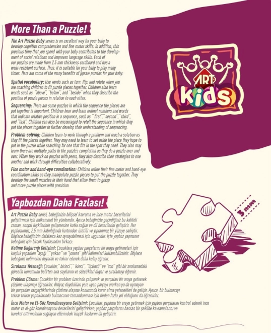 ART PUZZLE Baby Puzzel Vervoermiddelen (2-5 stukjes)