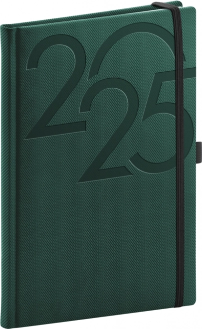 NOTIQUE Wekelijkse agenda Ajax 2025, groen, 15 x 21 cm