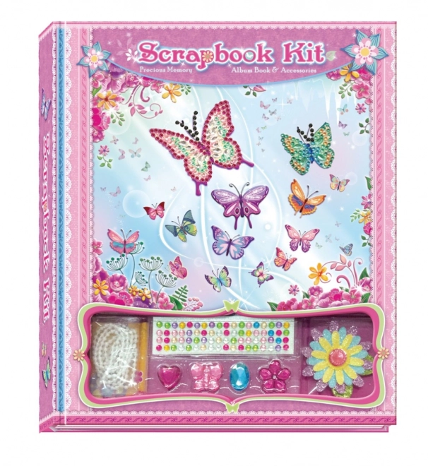 Dagboek met decoraties Vlindertjes