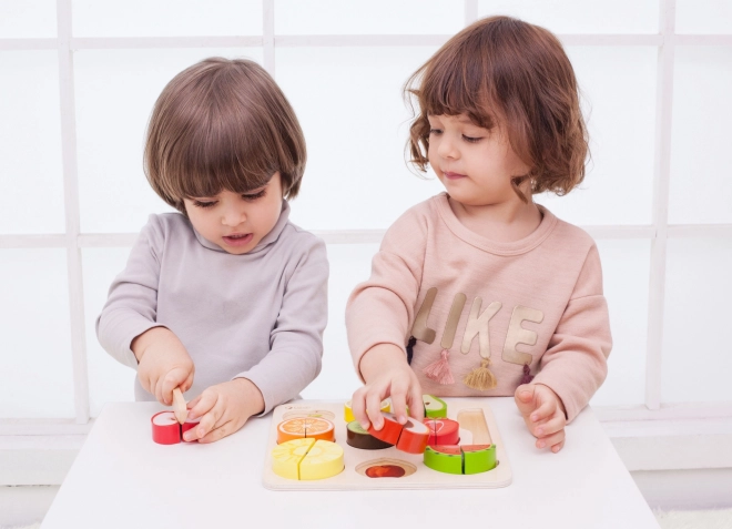 Klassiek Wereld Houten Fruitset voor Snijden Montessori Speelgoed