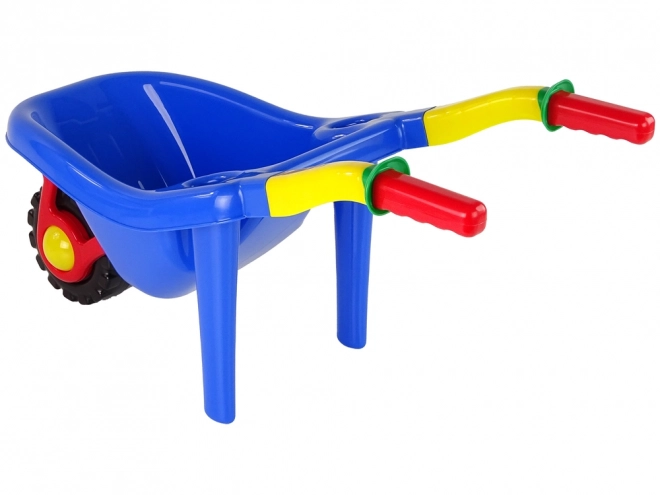 Grote Kleurrijke Tuinkruiwagen Blauw