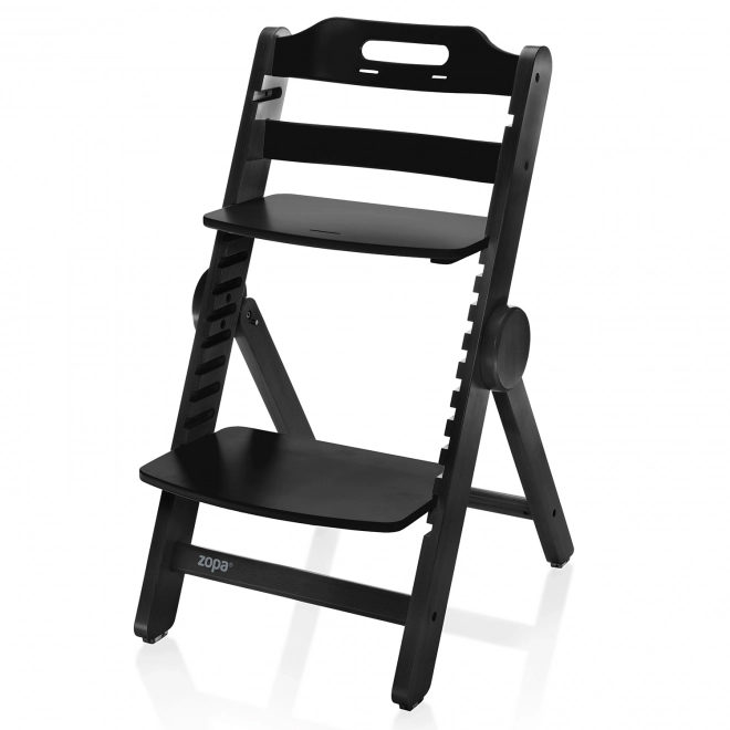 Houten kinderstoel Clipp & Clapp, Zwart