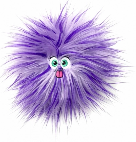 Pluizige knuffel FLUFFY FRIENDS met pop-effect