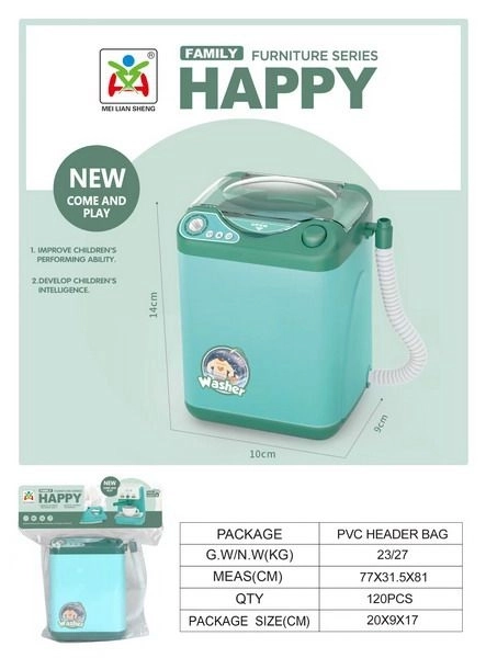 Kinderwasmachine met effecten