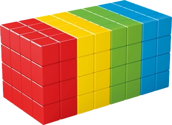 Geomag Magicube Full Color – magnetische bouwset 128 blokken