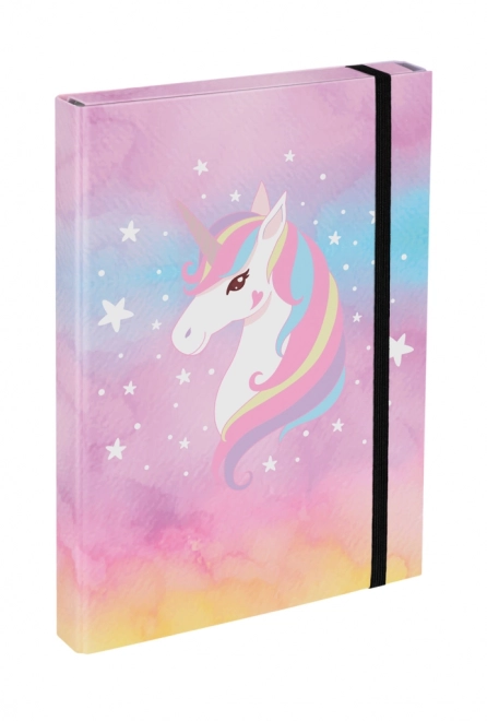 BAAGL Mappen voor schoolschriften A4 Regenboog Eenhoorn