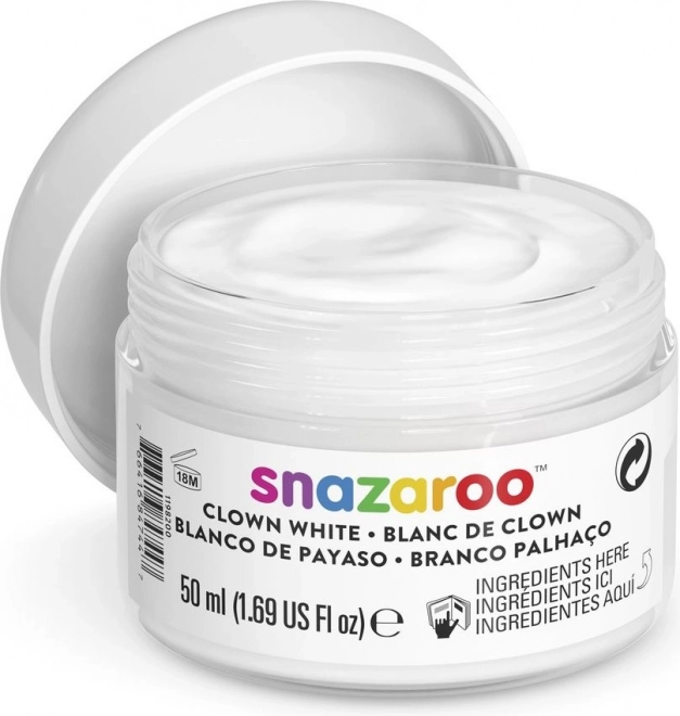 SNAZAROO Gezichtsverf Clownwit 50ml