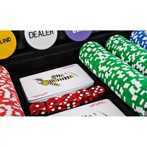 Poker - set van 500 fiches in HQ koffer
