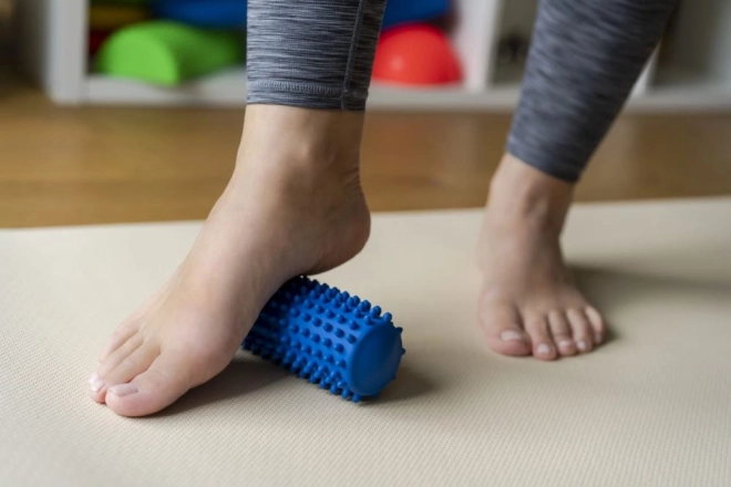 Rechte rol voor massage en revalidatie zwart