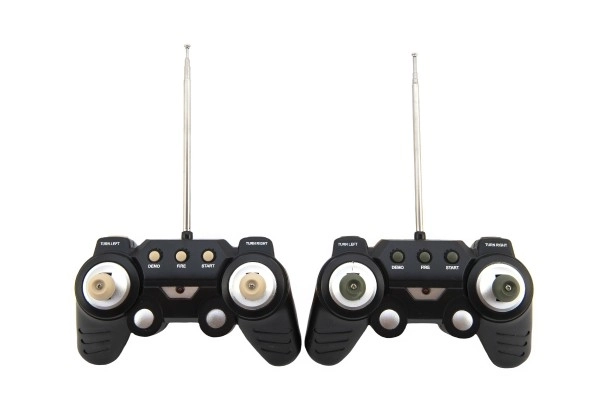 RC Tankgevecht met oplaadbare kit met geluid en licht 27MHz/40MHz