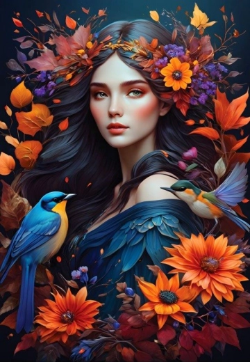 Puzzel Meliae 1000 stukjes Bluebird