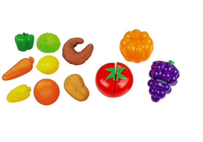 Kinderwinkelwagentje en kassa met accessoires