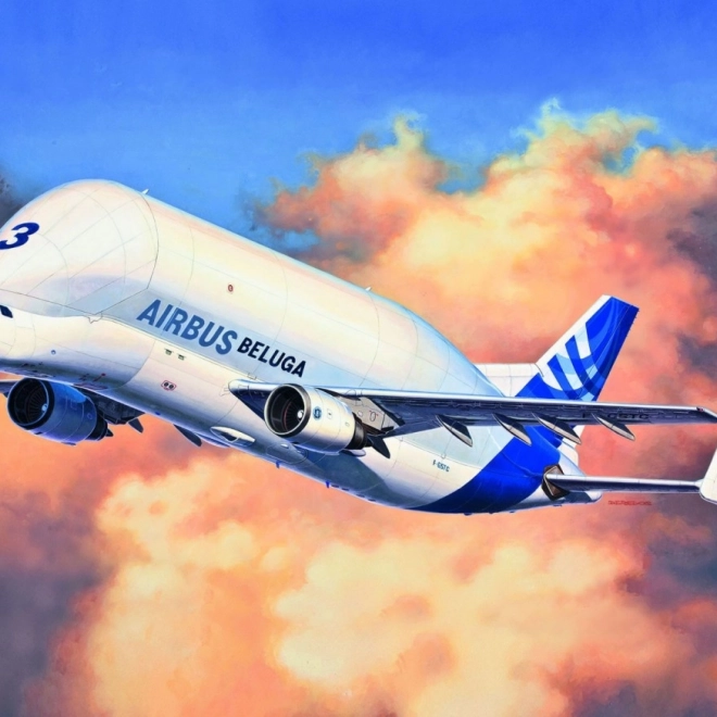 Iconische Beluga-vorm met realistische details