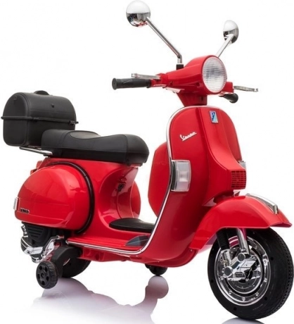 Kinder Accu Scooter Vespa Rood
