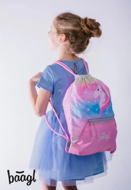 BAAGL Zak Unicorn Regenboog