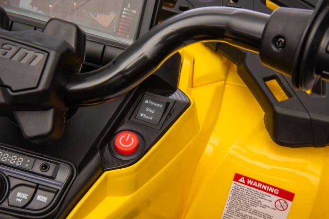 Kinderquad Can-Am Outlander geel