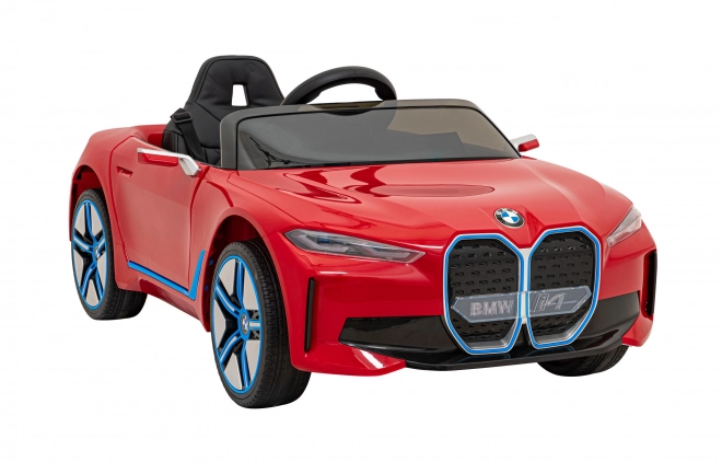Kinderauto op batterij BMW i4 – Rood